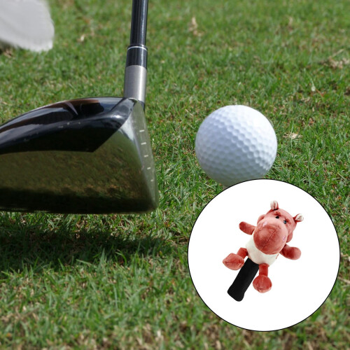 Golf Driver Headcover Red Hippopotamus 1pc 2