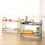 2 Tier Countertop Organizer, Foldable Ventilated Bathroom Countertop Organizer for Kitchen 2