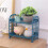 2 Tier Countertop Organizer, Foldable Ventilated Bathroom Countertop Organizer for Kitchen 3