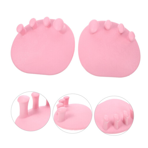 Gel Toe Separators for Overlapping Toes, Bunion Correctors with Toe Alignment Support, Soft Washable Material 1
