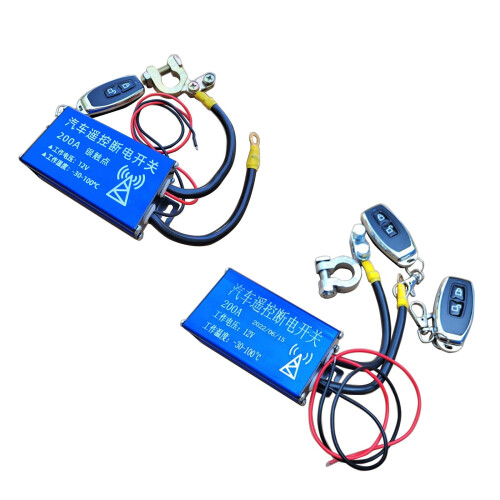 12V Battery Disconnect Switch 200A Remote Battery Kill Switch AntiTheft Power Control for Car Truck Boat SUV 1