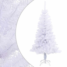 4ft White Artificial Christmas Tree with 230 Full Branches, Easy Collapsible Setup for Small Space Holiday Decor