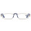 Lightweight Rectangular Reading Glasses 1.5 Strength for Men and Women, Blue Frame Blue Light Blocking Readers for Work 2