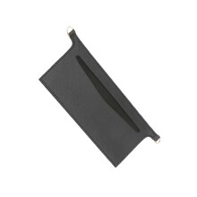 Leather Purse Organizer Insert for Pochette-Black