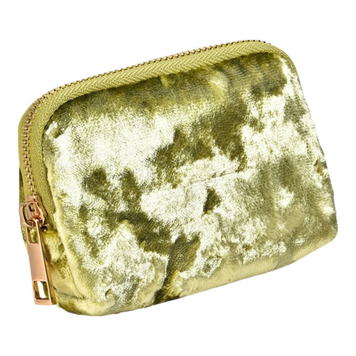Sac de rangement de bijoux velouté élégant pour-Vert céladon