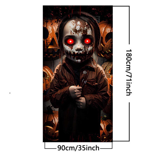 Halloween-Türdekoration für den Außenbereich (1 Stück) 2