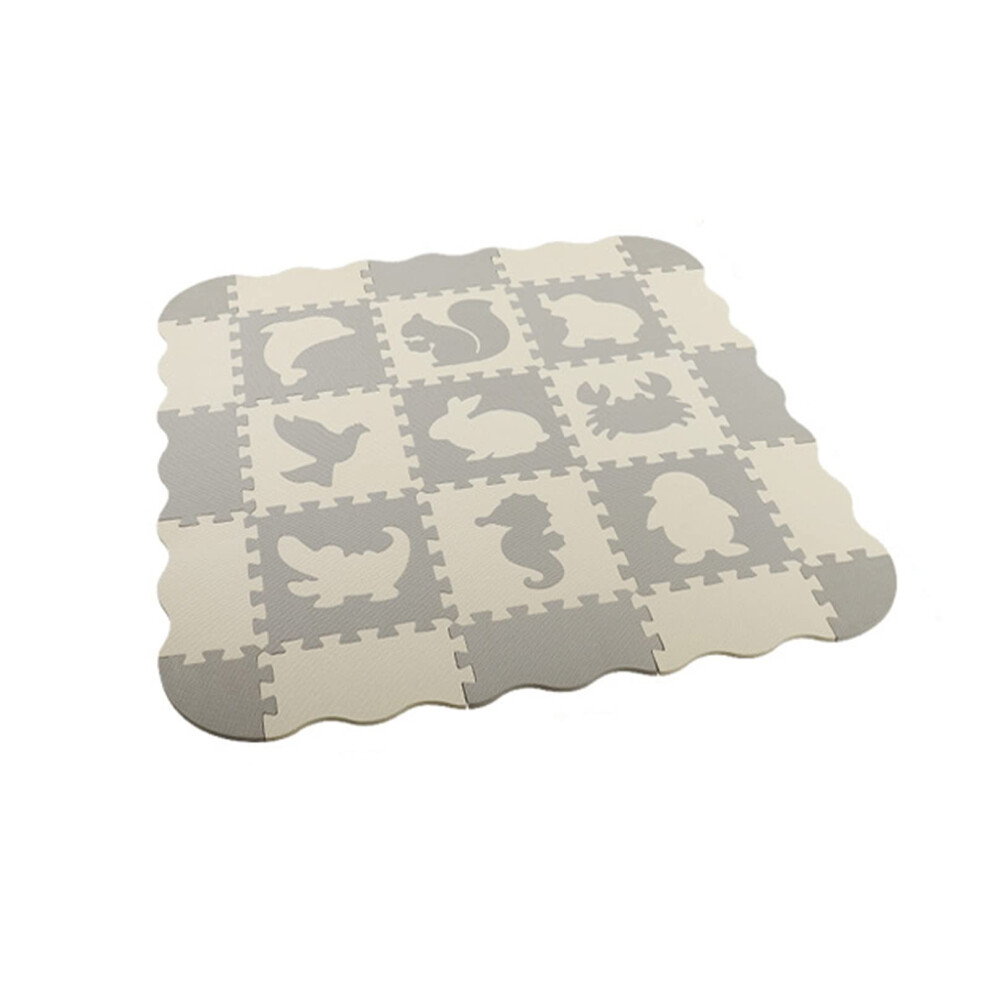Thick Foam Baby Play Mat for Crawling, Interlocking Puzzle Floor Tiles with Easy Clean Surface