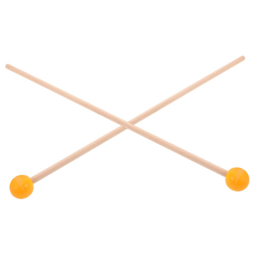 Marimba Mallets with Precision Rubber Head and BeginnerFriendly Grip, Durable Xylophone Practice Sticks
