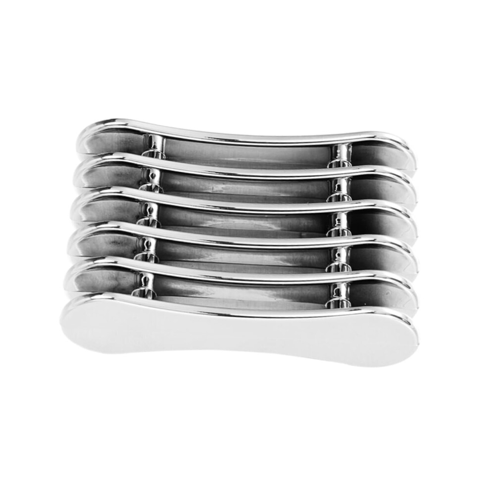5âGrid Electroplated Nail Brush Holder Stand with Upright Protection for Professional and Home Use