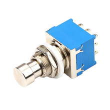 Guitar Footswitch Pedal with Durable Latching Mechanism for Hands Sound Control and Effects