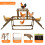 Bingopaw Chicken Roosting Perches with Swing 6
