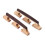 2pcs Banjo Bridge Set for Ukulele and Guitar, ThreeLegged Design, Stable Tone Transfer, Precut Strings 1