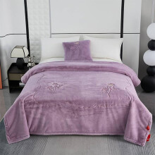 Heavy Warm Fleece Blanket Queen Size 200x230cm Reversible Raschel Plush Mink Soft Cozy Bed Blanket Burgundy Red