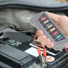 12V Car Battery & Alternator Tester - Test Battery Condition & Alternator Charging (LED indication)