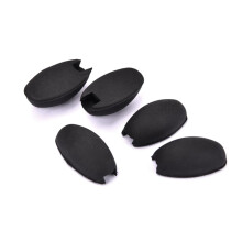5pcs Durable Rubber Saxophone Palm Key Pads Set for Enhanced Comfort and Reduced Finger Fatigue Black