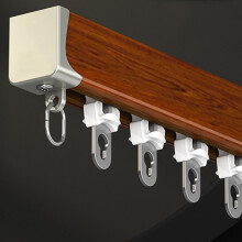 Ceiling Mounted Curtain Track 2.1M Stainless Steel Heavy Duty Rail Silent Glide for Room Divider Shower