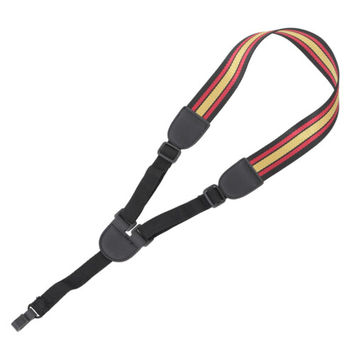 Adjustable Nylon Ukulele Strap with Hook, Comfortable Shoulder Support for Soprano and Concert Ukuleles