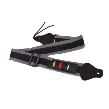Heavy Duty Nylon Guitar Strap Adjustable Length with 3 Picks for Electric and Acoustic Guitars Random Color
