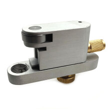 Violin Purfling Groover Jig with Adjustable Routing Control for Luthiers Precision Silver Finish