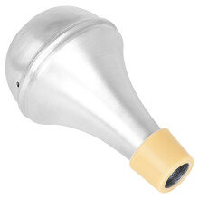 Trumpet Practice Mute Aluminum Lightweight Quiet Sound Reducer Compact Easy Carry Durable Design