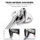 2 Pack Black Door Latch Hook and Eye Lock, RustResistant Metal for Interior or Barn Doors, Extra Security 4