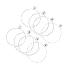 8pcs Tenor Ukulele Strings Set Durable Nylon Replacement with Warm Balanced Sound for Beginners