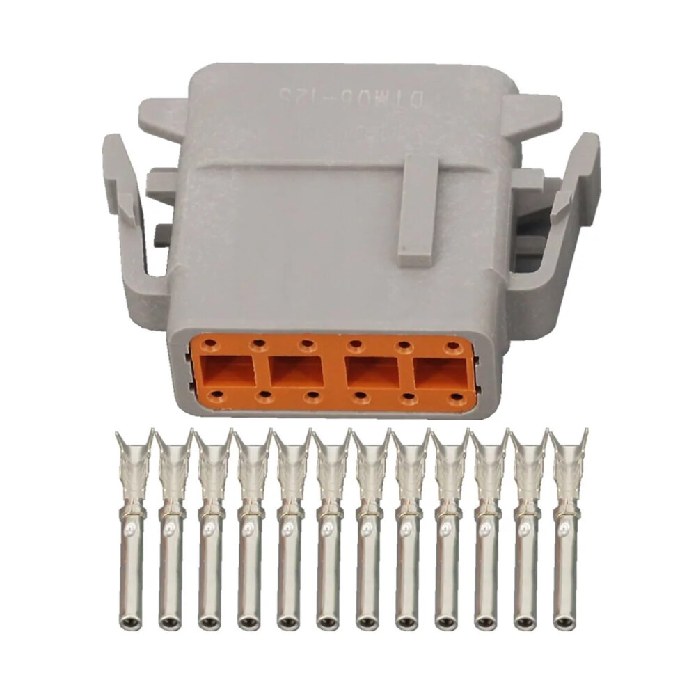 Dtm 12 Pin Connector Dtm0612sa Waterproof Automotive Wiring Harness Plug For 24V Trucks 9073542273646