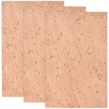 3Pcs Alto Saxophone Neck Cork Sheets 65x41mm Soft Flexible Cork for Secure Mouthpiece Fit and Leak Protection