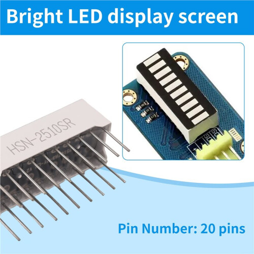 10 Segment Red LED Bar-graph Display 2