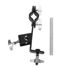 Drum Cowbell Holder Cymbal Extension Bracket Heavy Duty Adjustable Mount for Drum Kit Secure Percussion Accessory