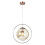 Litecraft Carob Ceiling Pendant Light - Copper 1