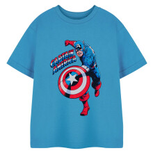 Captain America Childrens/Kids Short-Sleeved T-Shirt