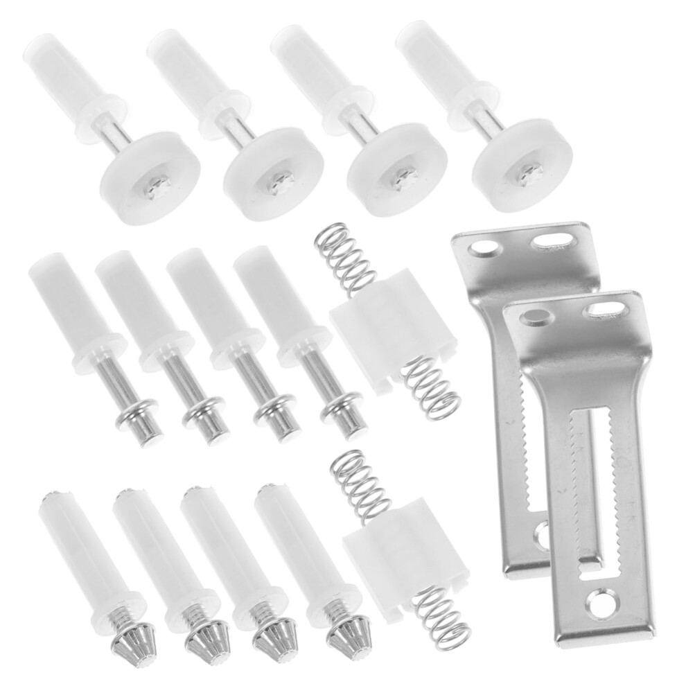 16ÂPiece Bifold Door Hardware Kit For Closet And Accordion Doors, Smooth Operation, Easy Installation 9310869668657