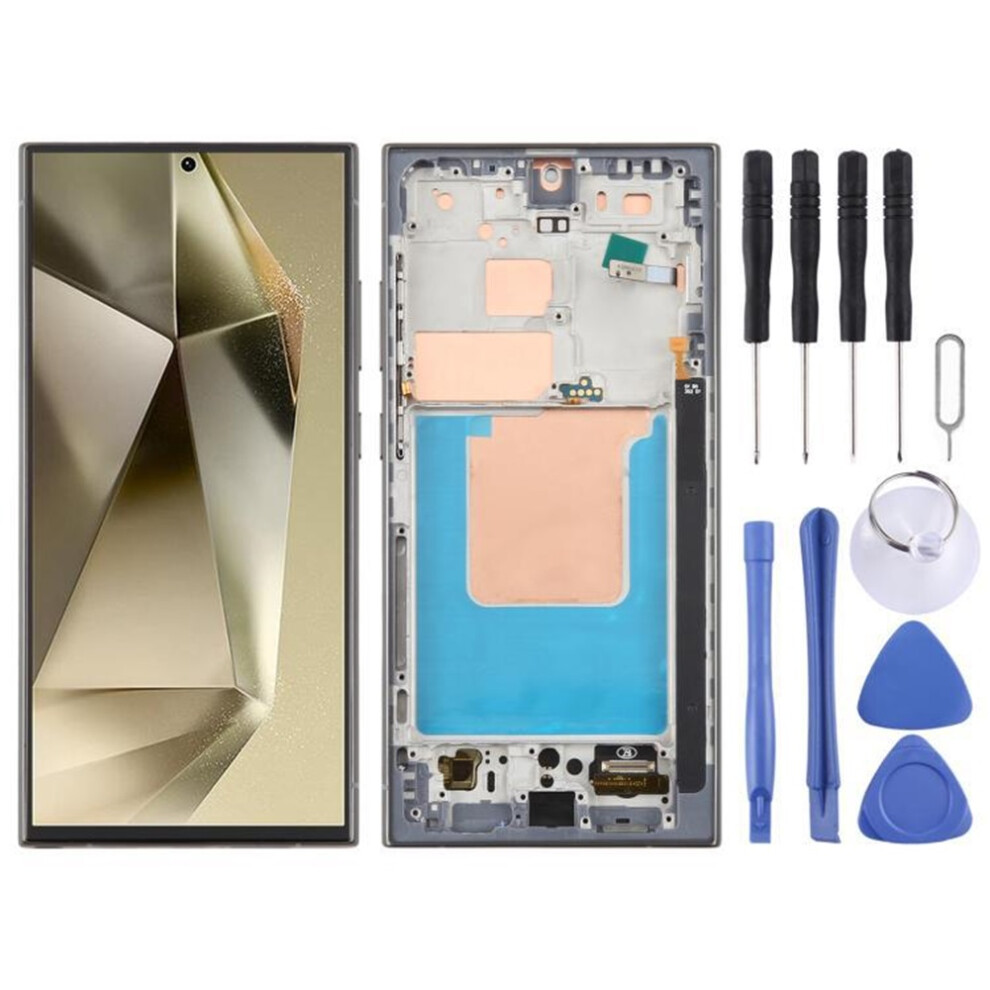 (Gray) For Galaxy S24 Ultra 6.72 Inch Tft Lcd With Frame Gray 6963311546152