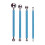 Mandala Dotting Tools Set 44pcs with Stencils and Brushes, Precise Dot Control Rock Painting Kit 4