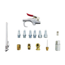 Pistolet à air comprimé homologué OSHA avec embouts interchangeables et embout de sécurité. Conception portable pour un nettoyage pratique dans