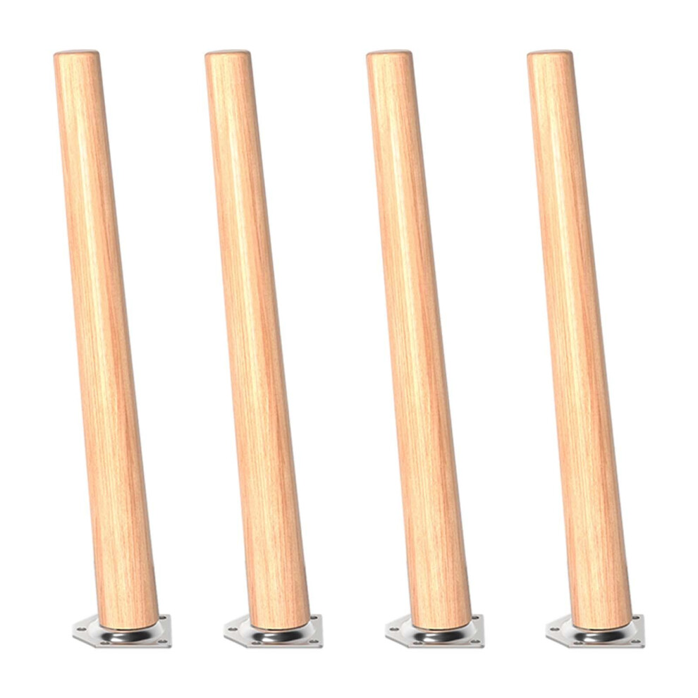 Solid Wood Furniture Legs Set Of 4 Tapered 15.7In Heavyduty Sofa Cabinet Table Replacement Feet 9310869668992