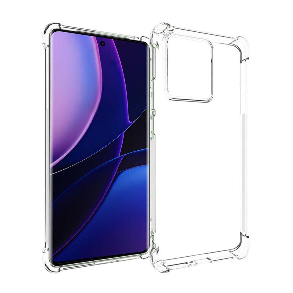 Case For Motorola Edge 2023 Clear Shockproof Tpu Cover With Scratchresistant Back And Antislip Grip 9330225616658