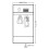 (90cm, Oak) Mirrored Sliding Door Wardrobe 4