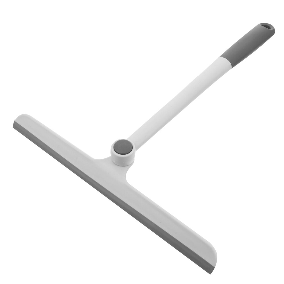 Window Squeegee Car Window Cleaner With 360 Rotatable Head And Ergonomic Nonslip Handle Grey/White 9073542274759