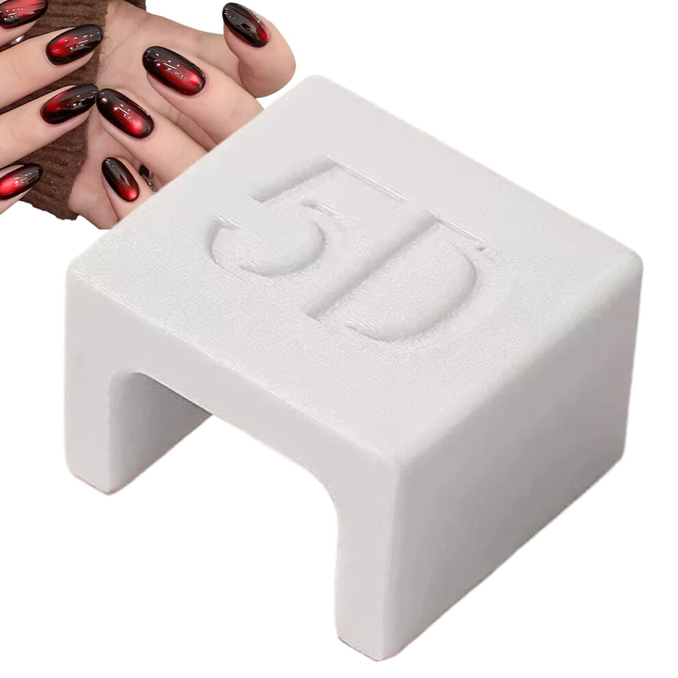 White Strong 5D Cat Eye Nail Polish Magnet Tool With MultiâAngle Magnetic Field For Salon And Home Use