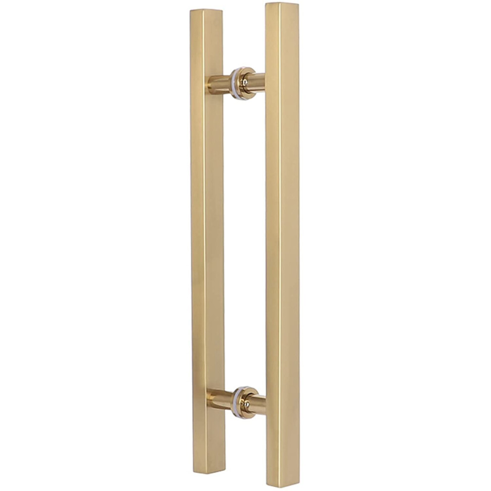 Gold Stainless Steel Barn Door Handle Set 50Â120Cm, Extra Long DoubleâSided Pull With Rustproof Grip 9310869669678