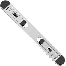 Adjustable Aluminum Laptop Stand for Desk with Anti‑Slip Silicone Grip and Enhanced Heat Dissipation – Silver