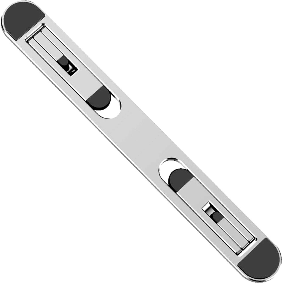 Adjustable Aluminum Laptop Stand For Desk With AntiâSlip Silicone Grip And Enhanced Heat Dissipation Â Silver 9330225617259