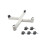 Adjustable CPU Stand with Wheels, White PC Tower Holder for Enhanced Airflow and DustResistant Elevated Design 1