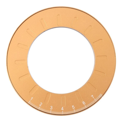 Adjustable Round Drawing Ruler 10mm to 77mm Round Rotatable Compass Ruler Woodworking Tool for Measuring Gauging 1