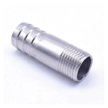 11/2 Inch BSPT Male Hose Nipple 304 Stainless Steel Pipe Fitting Connector for LeakProof, CorrosionResistant Performance