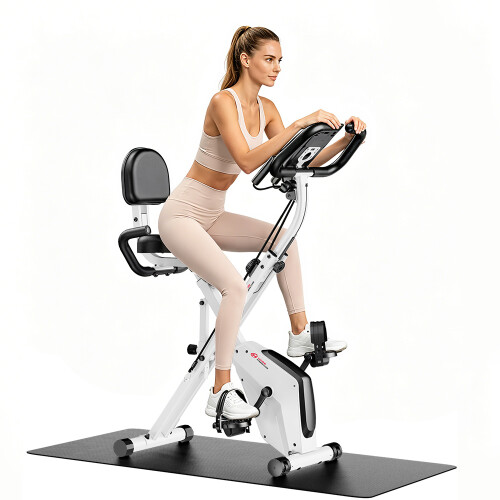 Cyclette Magnetica con Display LCD e Porta Tablet