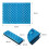 Mini tapis pliable bleu, design compact et portable 2