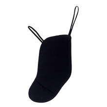Violin Chin Rest Pad Protector Black, Ergonomic Cotton Cushion for Comfort and Instrument Protection